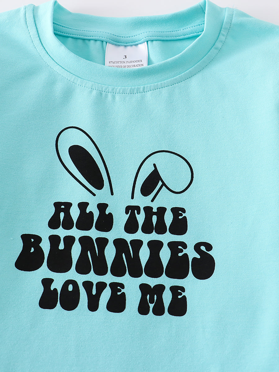 Easter Blue Rabbit Boy Top