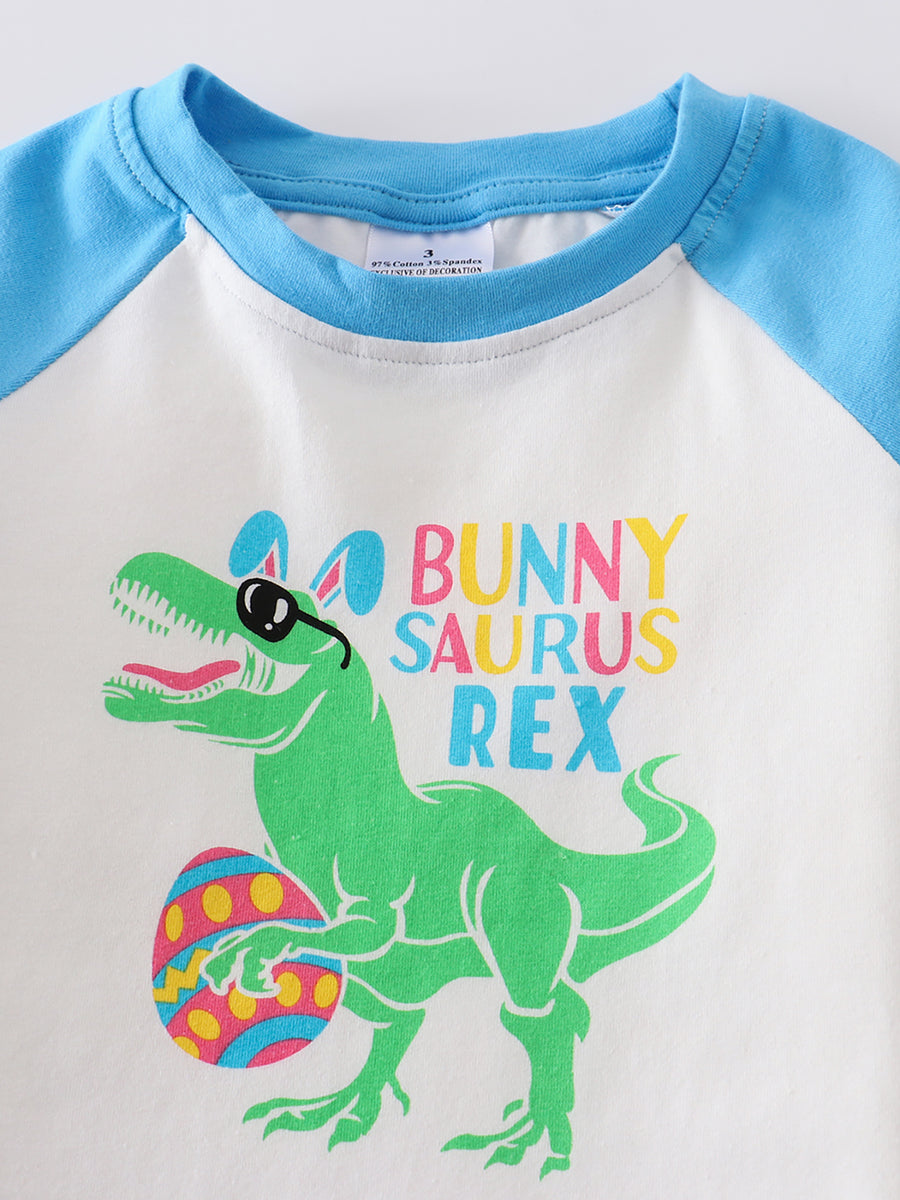 Easter Dinosaur Print boy top