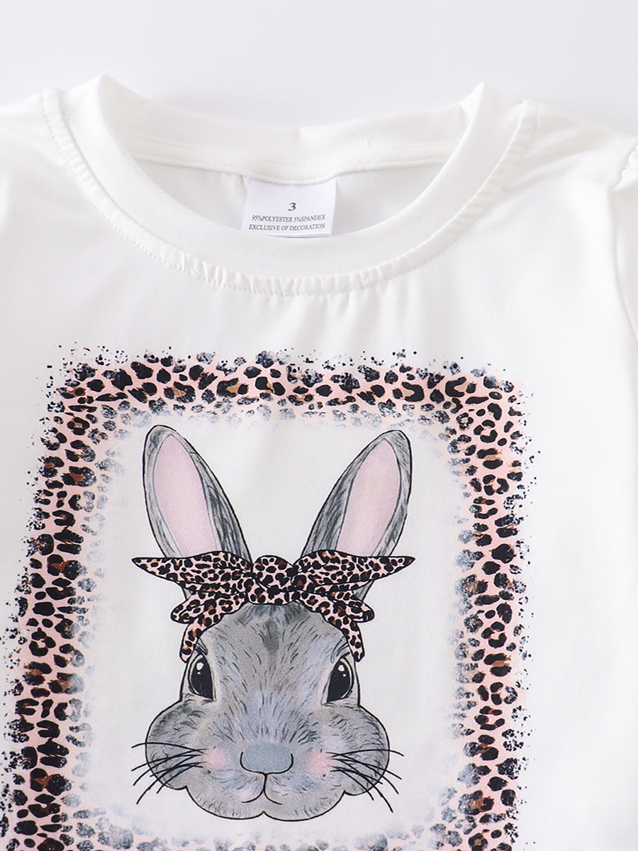 Easter Rabbit Leopard Shirt