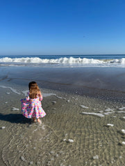 Toddler Girls Valentine Dress – Colorful Candy Heart Print Outfit