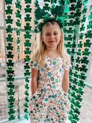 St Patrick's Day Shamrock Girl Jumpsuit
