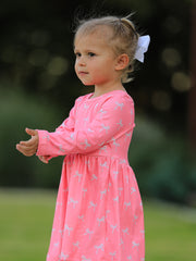 Christmas Bow Girls Dress: Festive and Adorable Design