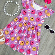 "All Smiles" Floral Boutique Dress - Rylee Faith Designs