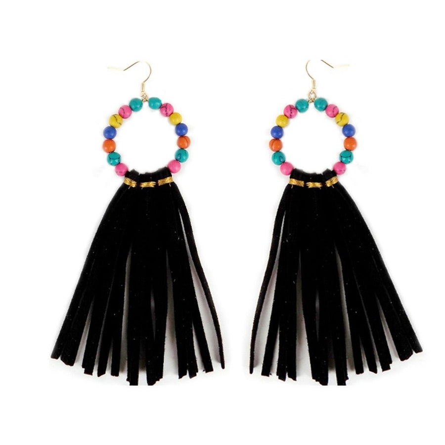 Black Lizzie Earrings - Rylee Faith Designs