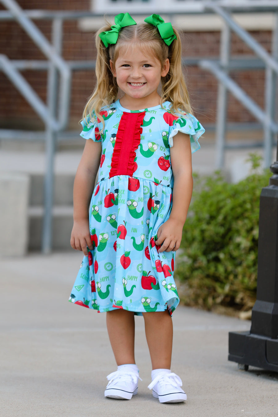 Bookworm Back to School Dress - Rylee Faith Designs