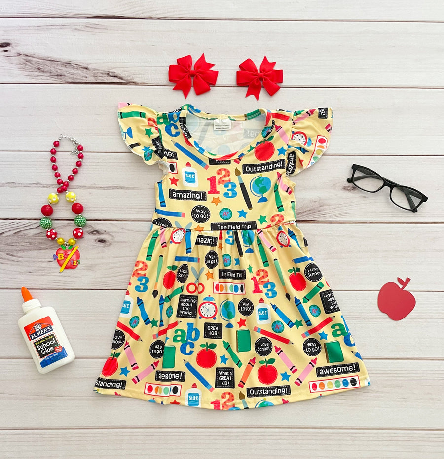 "Head of the Class" Boutique Dress - Rylee Faith Designs