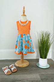 Polka Dot Citrus Tank Dress - Rylee Faith Designs