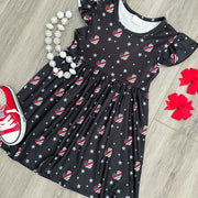 Red Line Heart Boutique Dress - Rylee Faith Designs