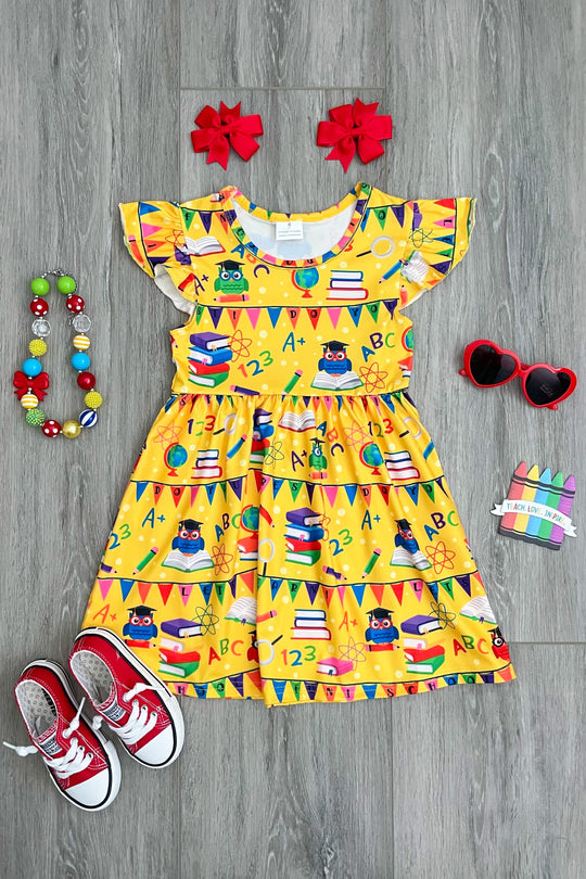 "School is Fun" Boutique Dress - Rylee Faith Designs