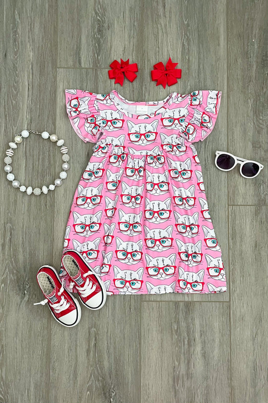 Sophisticated Kitty Pearl Dress - Rylee Faith Designs
