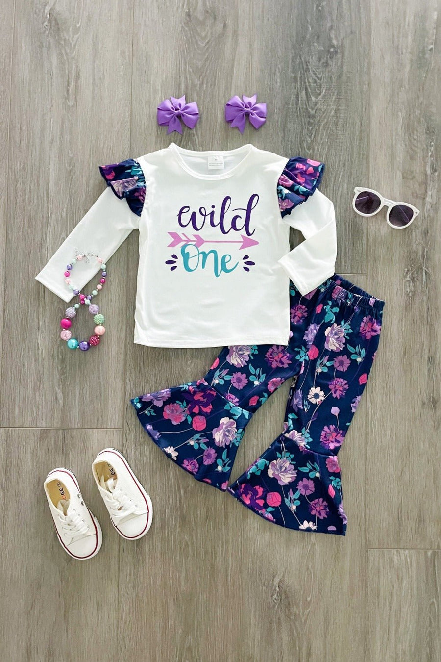 "Wild One" Boutique Outfit - Rylee Faith Designs
